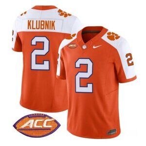 Mens Youths Kids Womens Cade Klubnik Stitched Jersey White Orange Vapor
